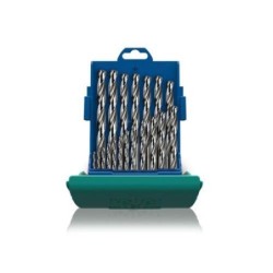BROCAS HSS-G RECTIFICADA EST.-19 PIEZAS +LINTERNA