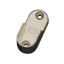 SOPORTE TUBO ARMARIO 7 30X15X45MM. NIQ.(BL-2) 2154