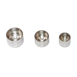 SOPORTE TUBO ARMARIO 15 Ø19X15MM NIQ.(BOL-2) 22303
