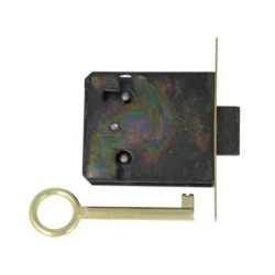 CERRADURA MUEBLE MODELO 8 30MM. LATON (BOL.)22637