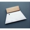 ESPATULA ENCOLAR DENTADA ACERO MANGO MADERA 180 MM