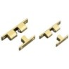 GOLPETE MODELO 13 50X9MM LATON MATE (BL-2) 2102