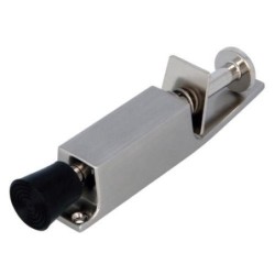 RETENEDOR PUERTAS PIE 10 28MM CROMO MATE 6467