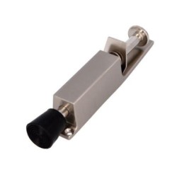 RETENEDOR PUERTAS PIE 11 45MM CROMO MATE 6888