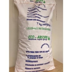 SACO ABSORBENTE VEGETAL IGNIFUGO ECO ABSORB 7KG