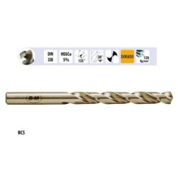 BROCA DIN 338 HSS-CO RECTIFICADA Ø 08,00 MM