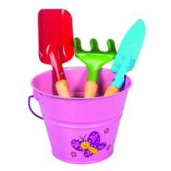 SET HERRAMIENTAS KIDS GARDEN ROSA 2329