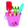 SET HERRAMIENTAS KIDS GARDEN ROSA 2329
