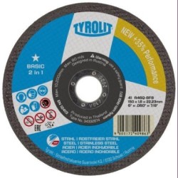 DISCO CORTE BASIC ACERO/INOX 41C 115X1X22.23 A60Q