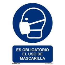SEÑAL USO OBLIGATORIO MASCARILLA