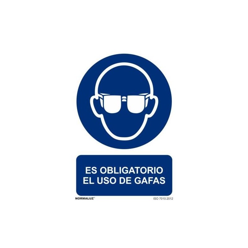 SEÑAL USO OBLIGATORIO GAFAS