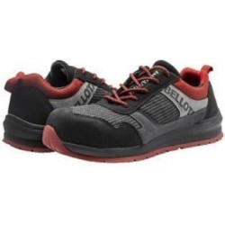 ZAPATO STREET NEGRO/ROJO 72350 BR S1P T-38