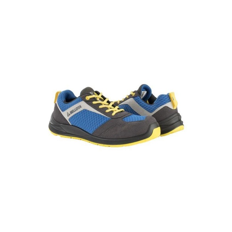 ZAPATO FLEX AZUL-AMARILLO T-40